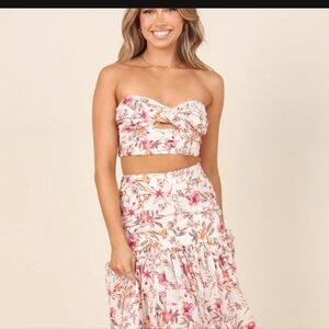 Hydra Top- White Floral